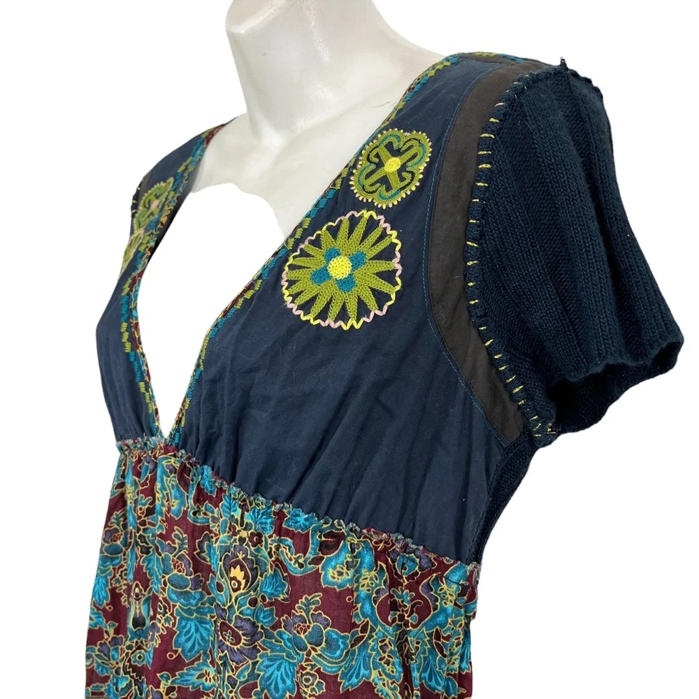 ♥️FREE PEOPLE Artsy dress & earrings - Picture 9 of 16